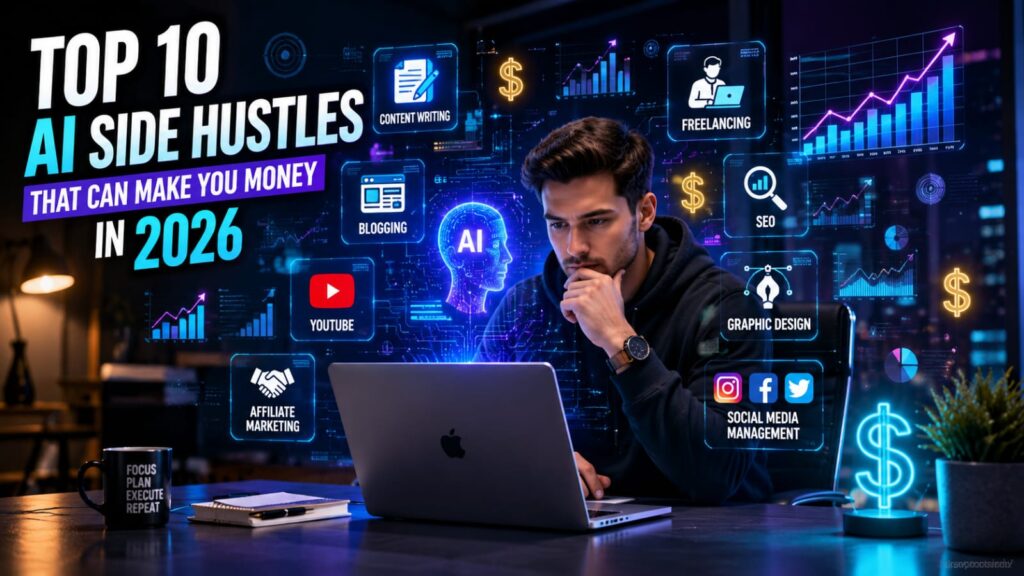 top 10 ai side hustles