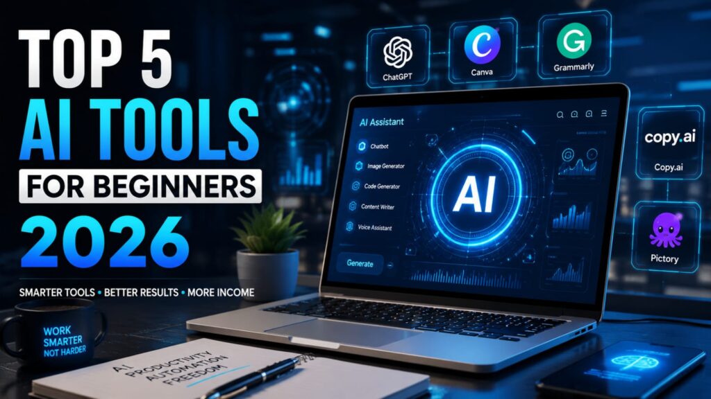 Best AI tools for beginners in 2026 featured image