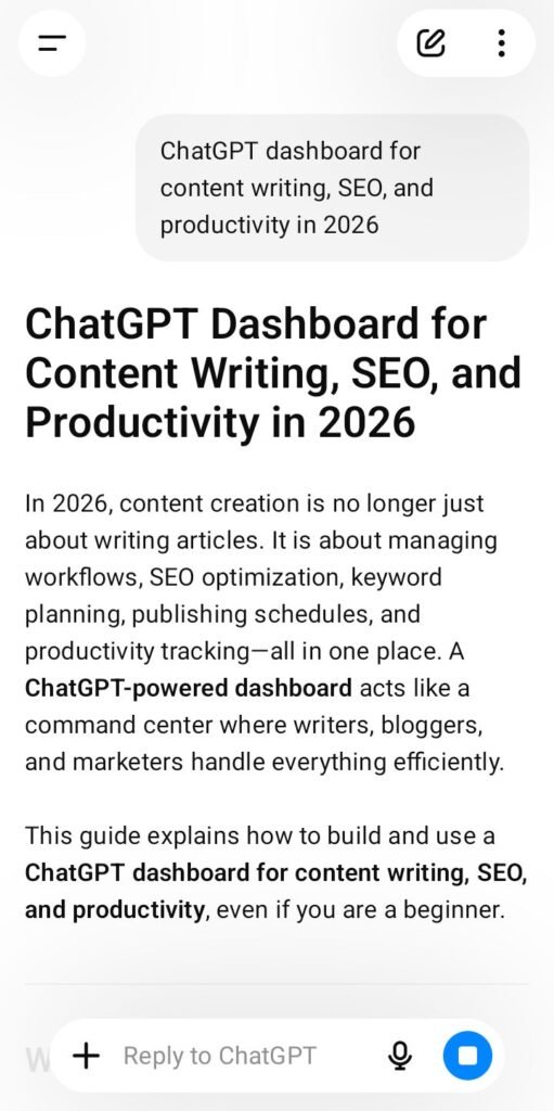 AI tools dashboard showing ChatGPT and Canva AI interface for content creation and AI Side Hustles workflow