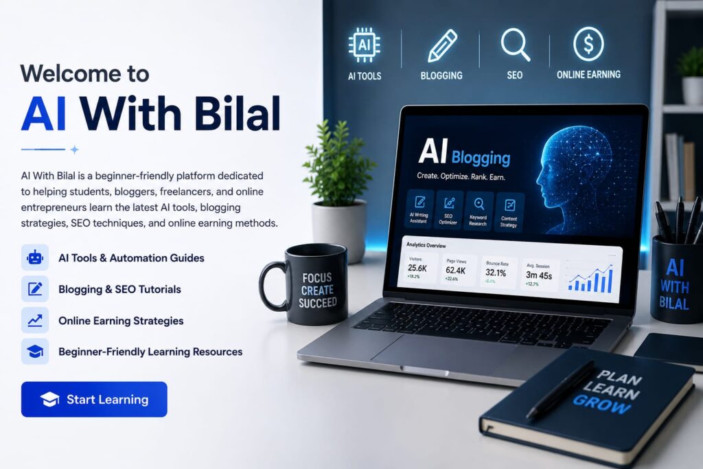 AI Tools 2026 for blogging, SEO and online earning