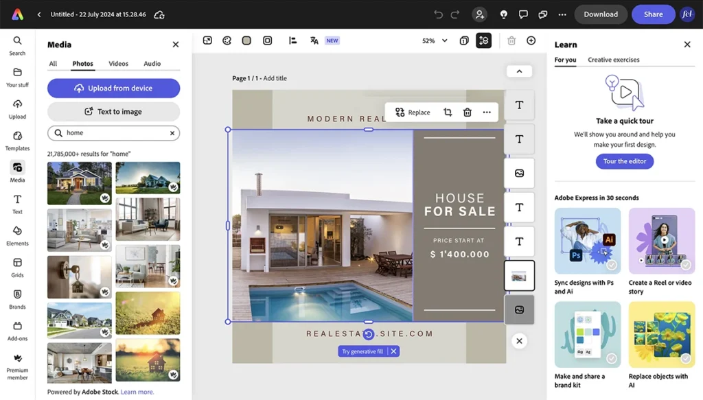Comparison of AI generated YouTube thumbnails from different tools