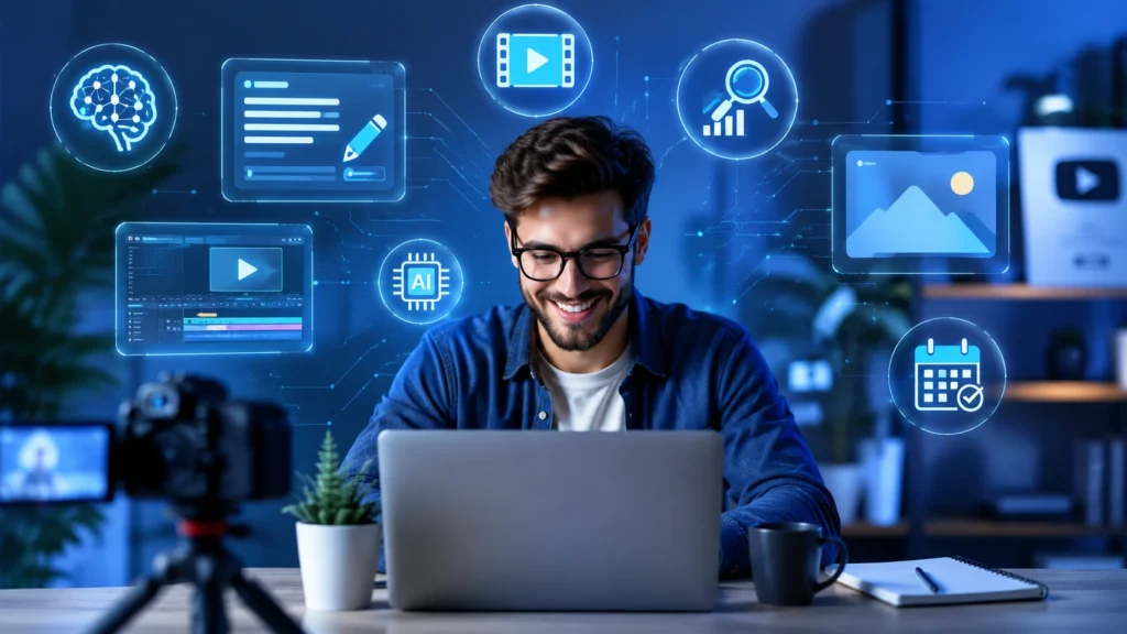 Best AI tools for YouTubers in 2026 for video creation, thumbnails, SEO, editing, and channel growth