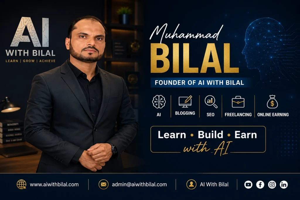 About AI With Bilal – Muhammad Bilal, Founder of AI With Bilal